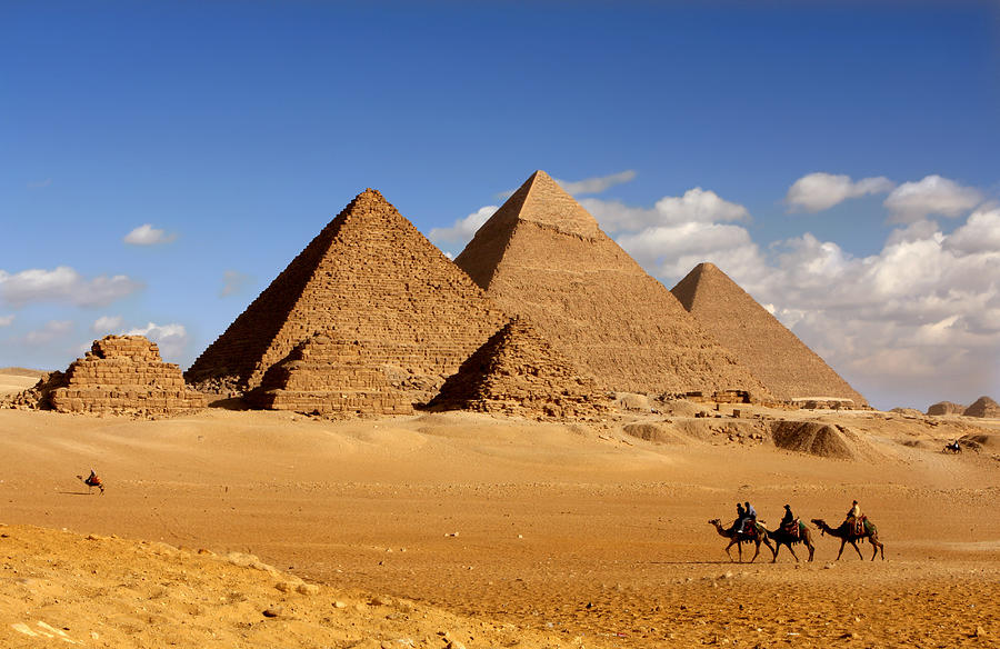 Pyramids Egypt Photograph by Sculpies