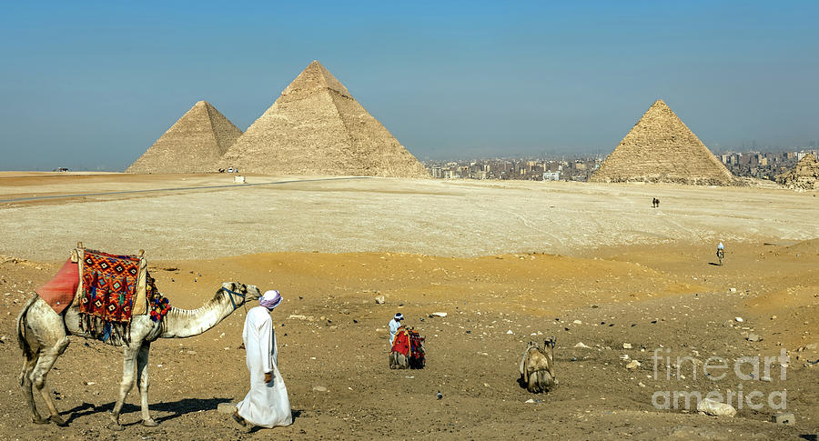 Pyramids of Egypt Photograph by Tom Watkins PVminer pixs