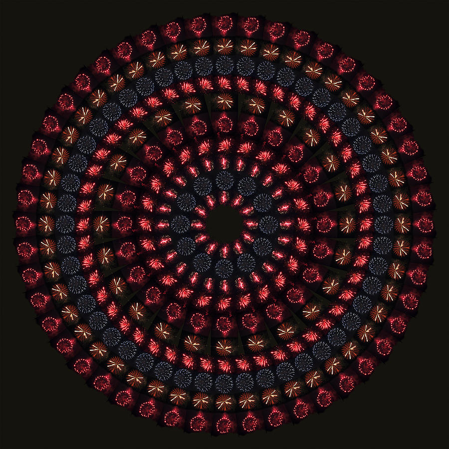 Pyrotechnic Pattern Five Digital Art by Joseph A Langley Pyrotechnic Pattern Five Digital Art by Joseph A Langley