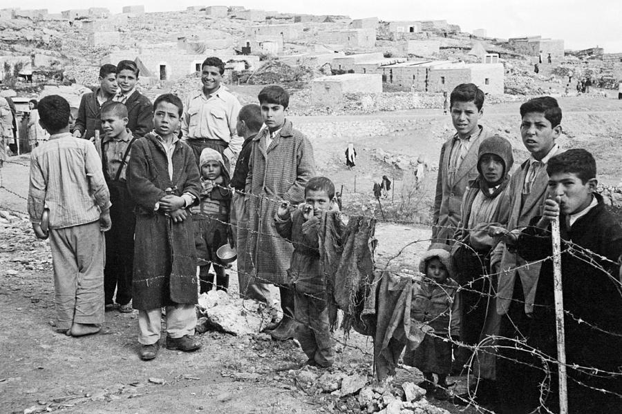 Qalandia Refugee Camp in 1956 Photograph by Munir Alawi
