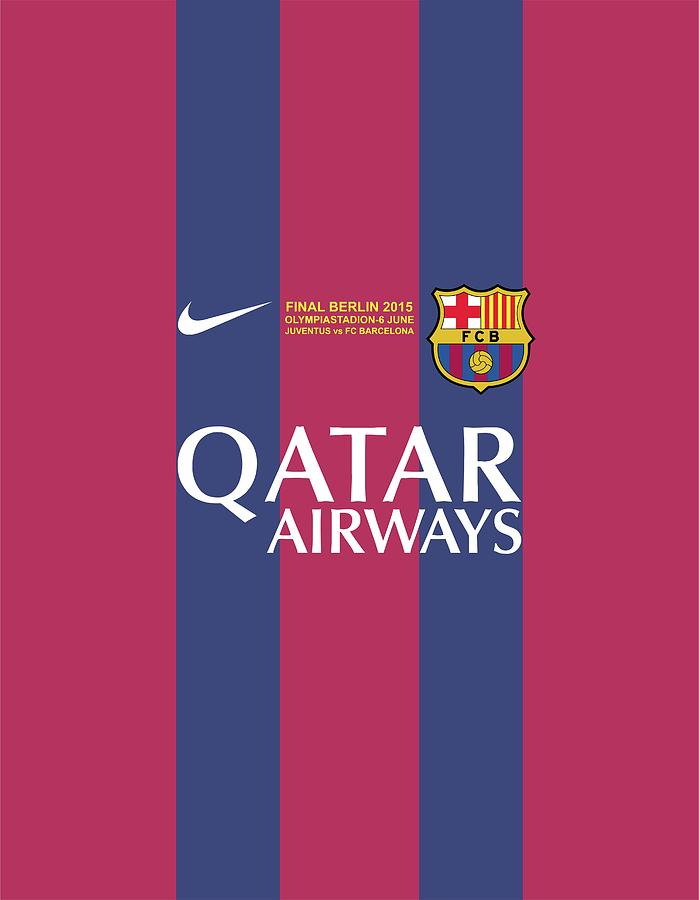 Qatar Airways Soccer Jersey Design Digital Art By Color Concept - Fine 