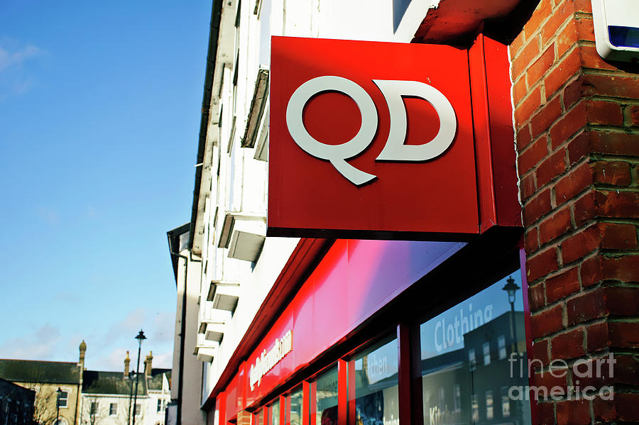 QD store in UK Photograph by Tom Gowanlock