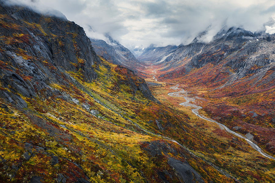 Qinngua Valley in South Greenland Photograph by Posnov