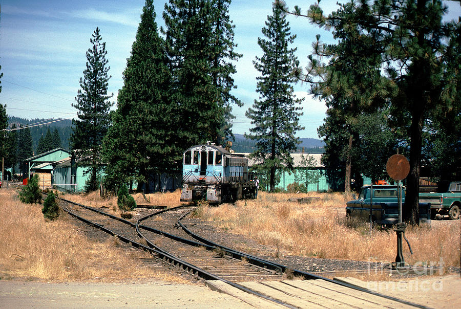 Qrr Switcher Diesel Locomotive, Railroad, Quincy California Photograph