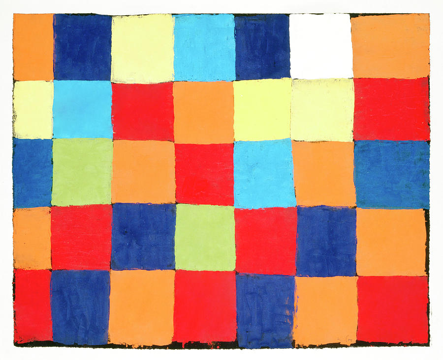 Qu 1 Color Chart Painting by Bob Pardue