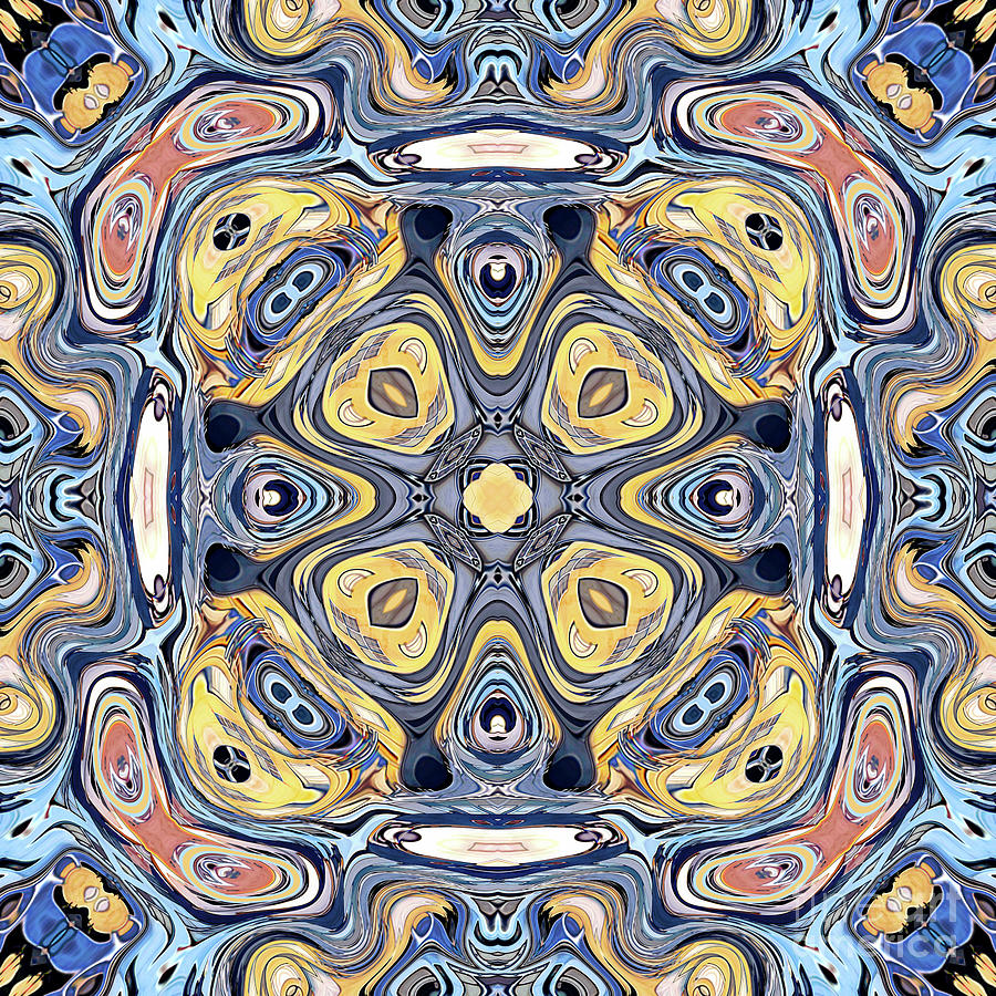 Quadrant Symmetry Digital Art by Phil Perkins