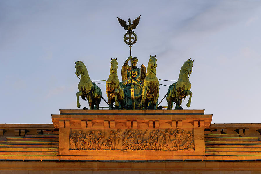 Quadriga Of The Brandenburg Gate Photograph by Artur Bogacki