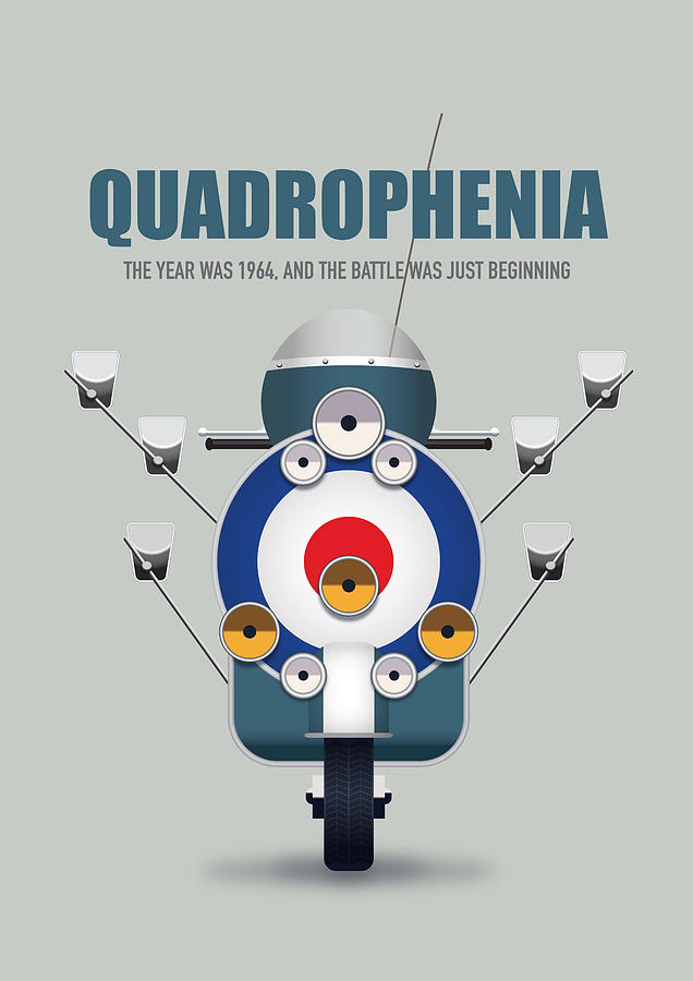 Quadrophenia - Alternative Movie Poster Digital Art by Movie Poster Boy
