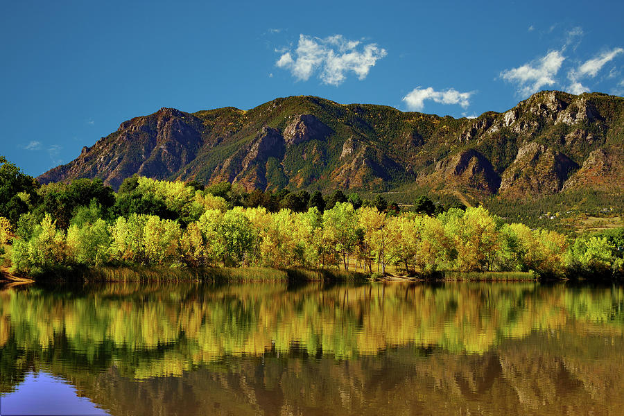 Quail Lake #2, Colorado Springs, Panorama Photograph by Richard Norman