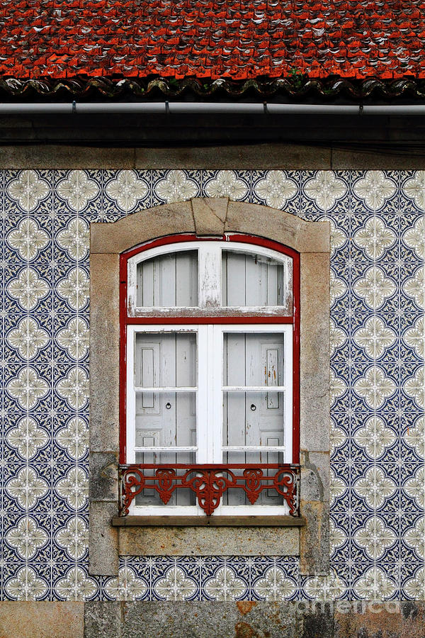 Quaint old window Caminha Portugal Photograph by James Brunker