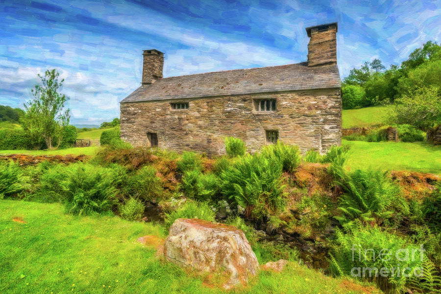 Quaint Welsh Cottage Art Photograph by Adrian Evans