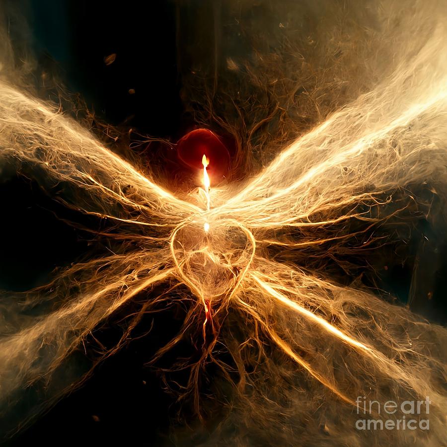 Quantum Energy Concept With Love Connected To Soulmates Digital Art By Christopher Harnwell