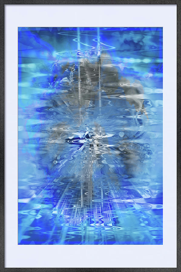 Quantum Reflections Framework Digital Art by Kellice Swaggerty