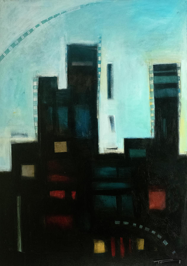 Quarantine In The City Painting by Tim Nyberg