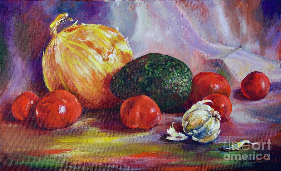 Quarantine Tomatoes Painting by AnnaJo Vahle