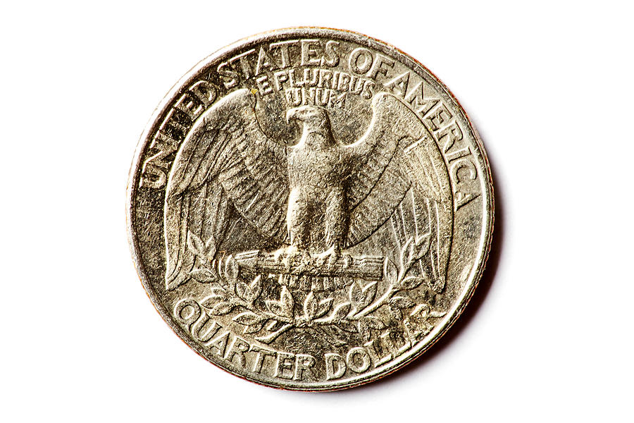 Quarter Dollar Coin Photograph by Joseph Clark