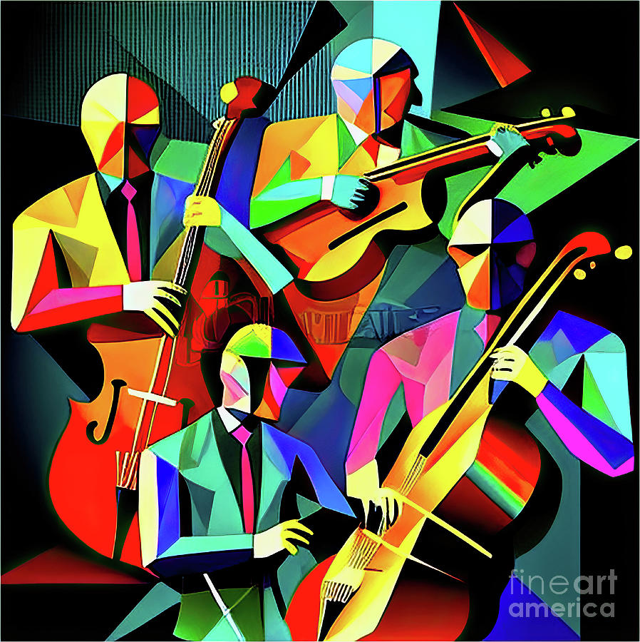 Music Digital Art - Quartet by Brian Tarr