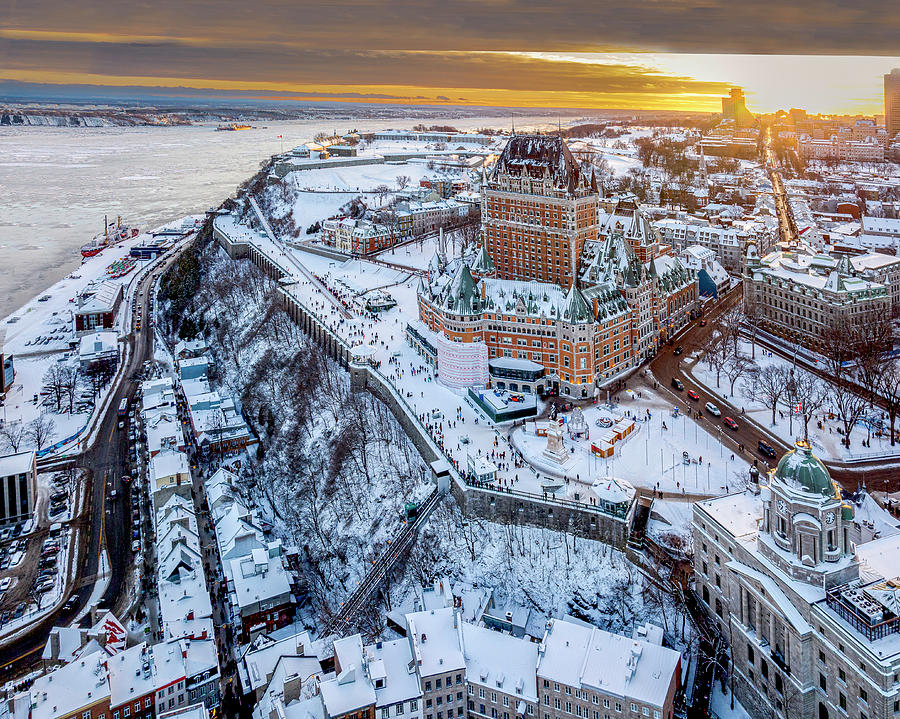 Quebec City Sky Photograph by Dee Potter