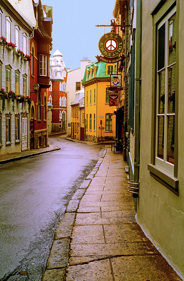 Quebec Old Town  Photograph by Randy Bradley
