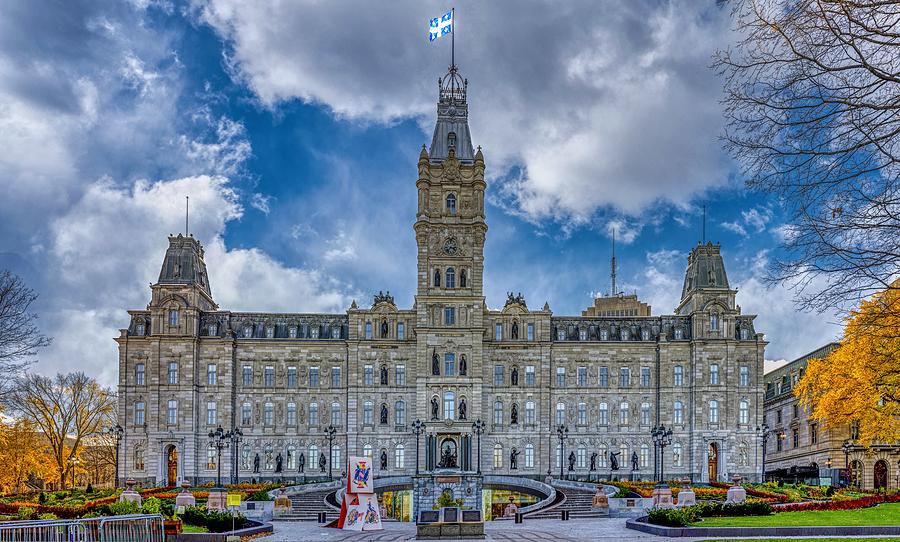 Architecture Photograph - Quebec Parliament Building - Quebec City, Canada by Wilfredor Rafael Hernandez