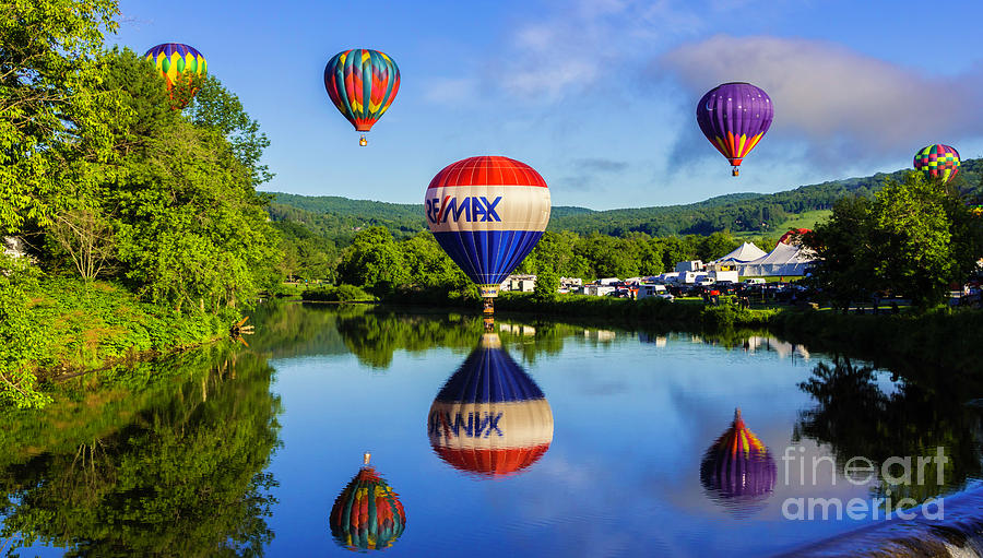 Quechee Baloon Festival Photograph by Scenic Vermont Photography