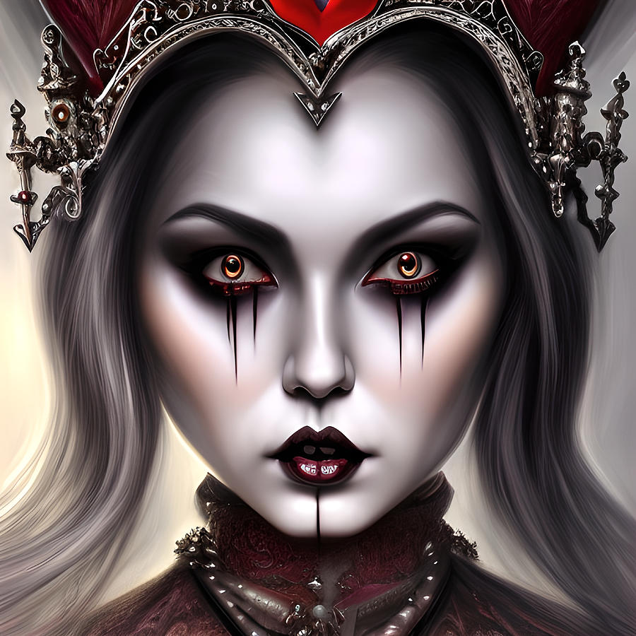 Queen Alera Royal Highness And Queen Of Hearts Digital Art by Bella ...