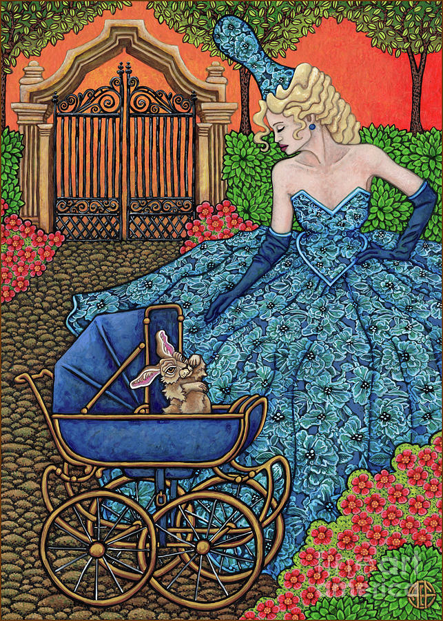 Queen And Carriage  Painting by Amy E Fraser