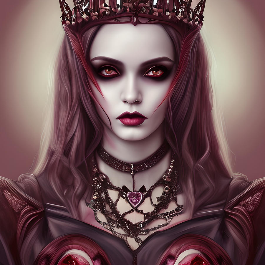 Queen Avril Royal Highness And Queen Of Hearts Digital Art by Bella ...