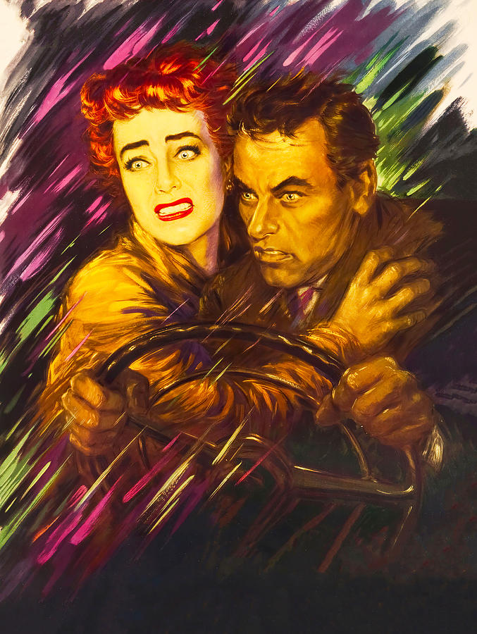Joan Crawford Painting - Queen Bee, 1955, movie poster painting by Anselmo Ballester by Movie World Posters