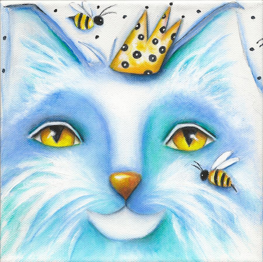 Miss Bee Painting by Deb Harvey