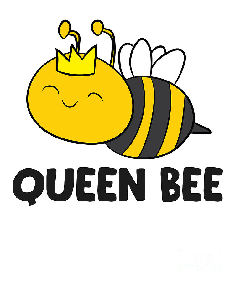 Queen Bee Funny Bee Tapestry - Textile by EQ Designs - Pixels