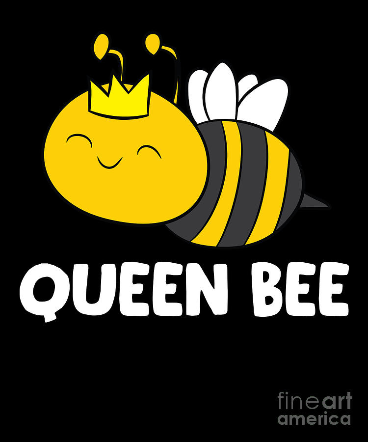 Queen Bee Love Bees Digital Art by EQ Designs | Pixels