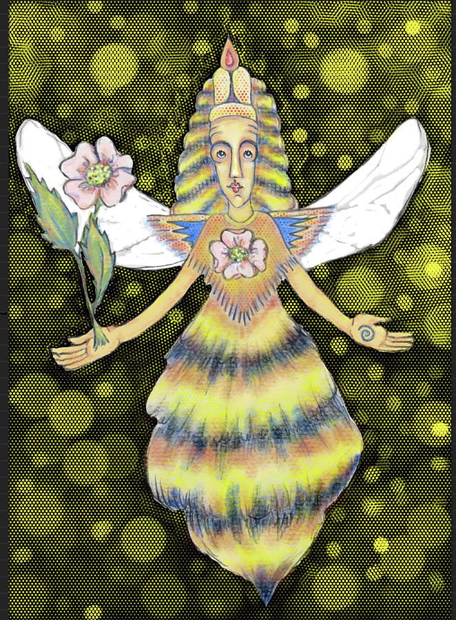 Queen Bee Digital Art by Suzan Sommers