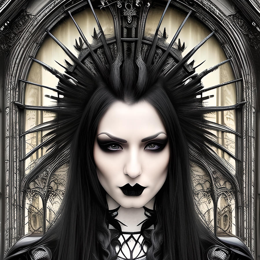 Queen Bela Gothic Royalty of Mythical Origins Digital Art by Bella ...