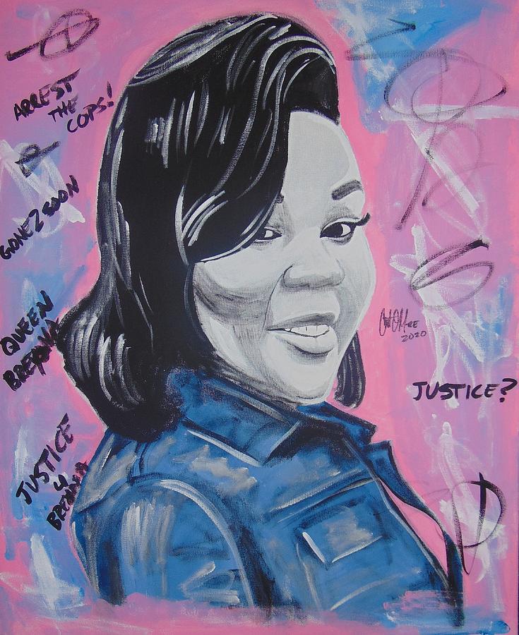 Queen Breonna Painting by Antonio Moore