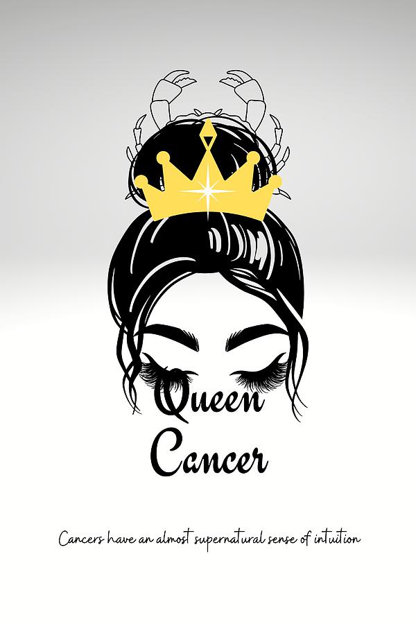 Queen Cancer Art Digital Art by Julie Li - Fine Art America