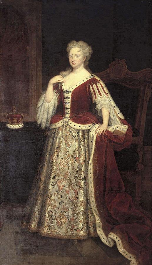 Queen Caroline Of Ansbach 1683-1737 When Princess Of Wales Painting By ...