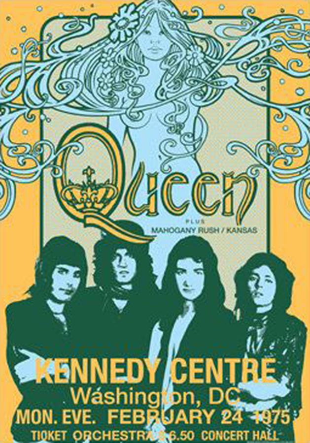 Queen Concert Digital Art by Landon Gabbert Pixels