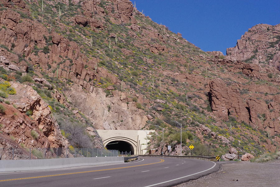 Queen Creek Tunnel Photograph by Pat Goltz - Fine Art America