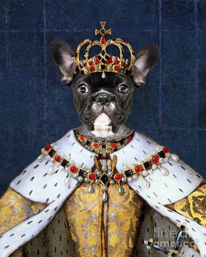 Queen dog Elizabeth I Painting by Delphimages Photo Creations