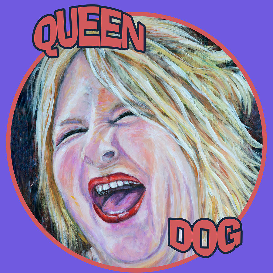 Queen Dog t-shirt Painting by Robert FERD Frank