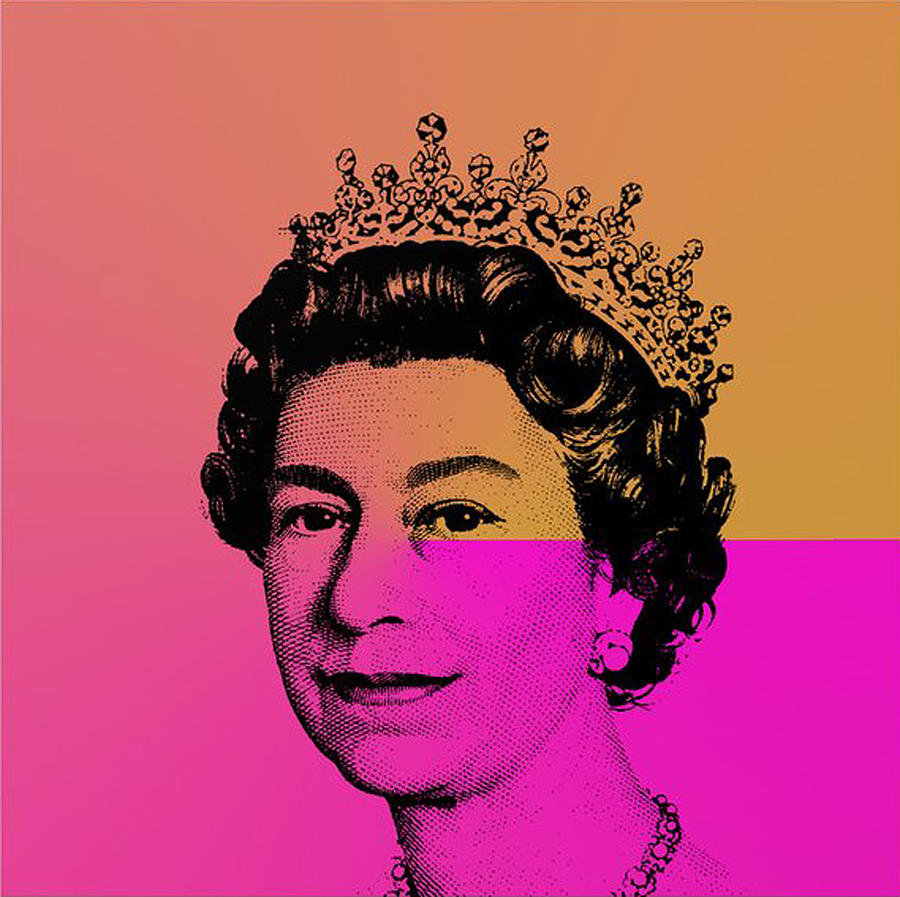 Queen Elizabeth II Art Print Digital Art by Gwen Lewis - Pixels