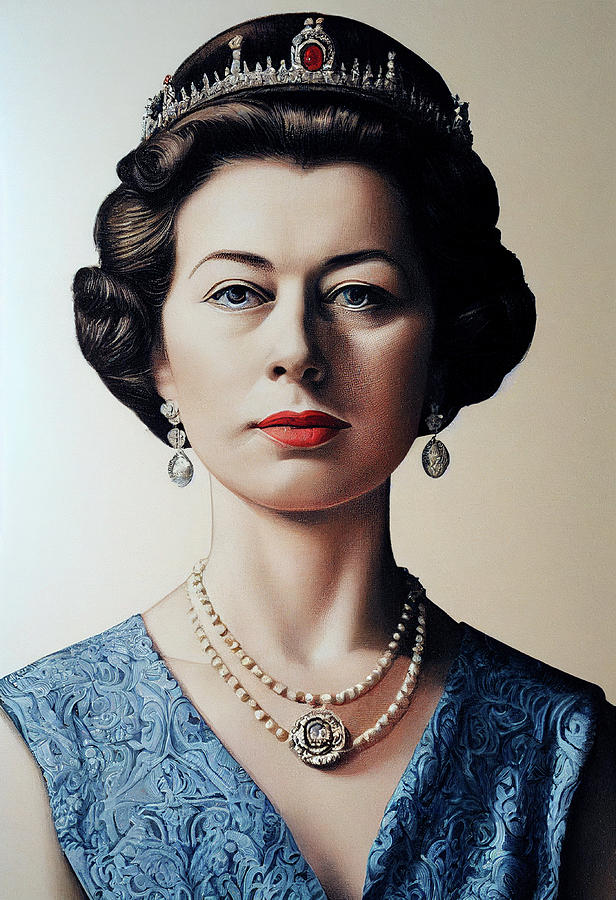 Queen Elizabeth II Digital Art by Billy Bateman - Fine Art America