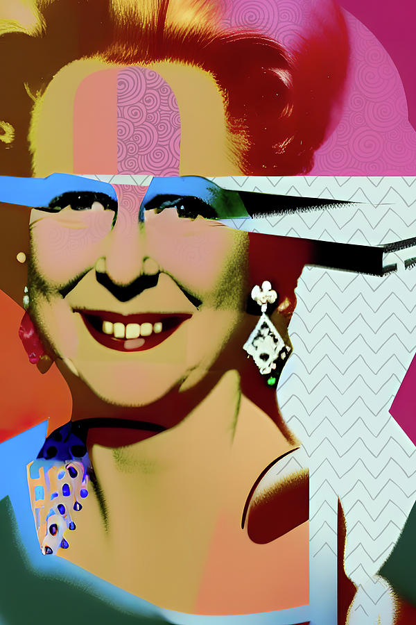 Queen Elizabeth II Digital Art by Bonny Puckett