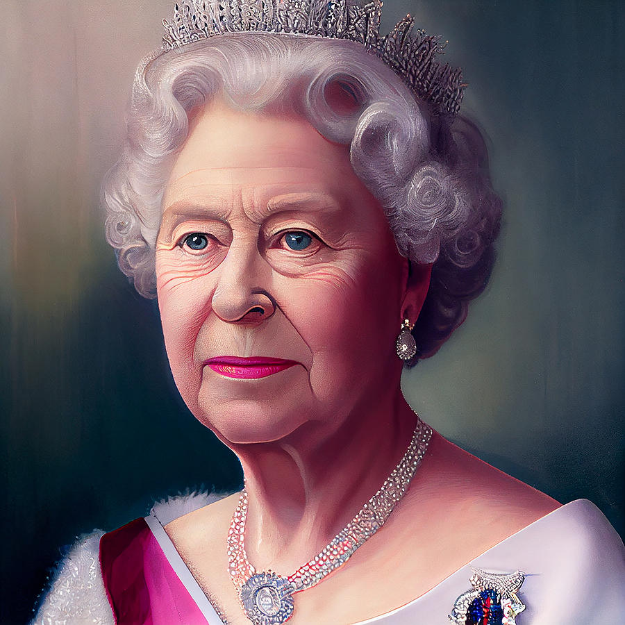 Queen Elizabeth II Mixed Media by Stephen Smith Galleries - Fine Art ...