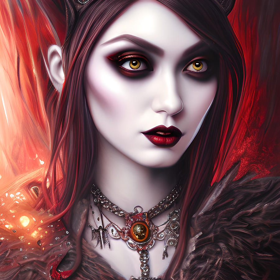 Queen Everly Royal Highness And Queen Of Hearts Digital Art by Bella ...