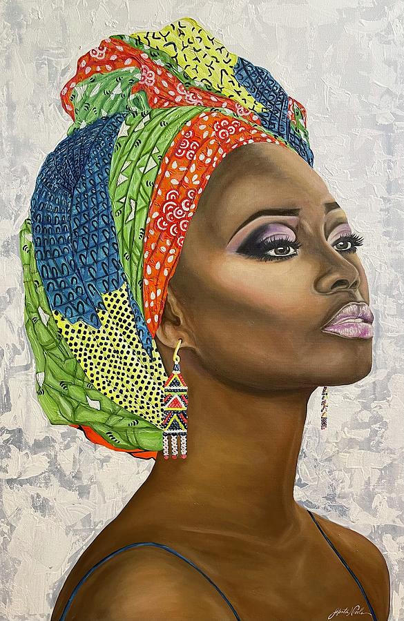 Queen Painting by Jeleata Nicole - Fine Art America