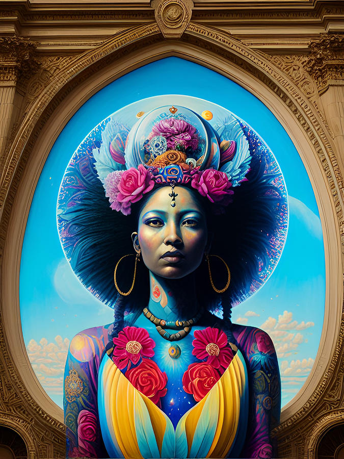 Queen Kubaba Digital Art by Vennie Kocsis