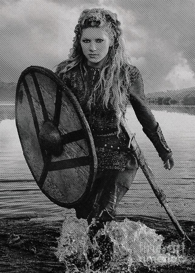 Queen Lagertha Poster Bestselling Displate humor Tapestry - Textile by ...