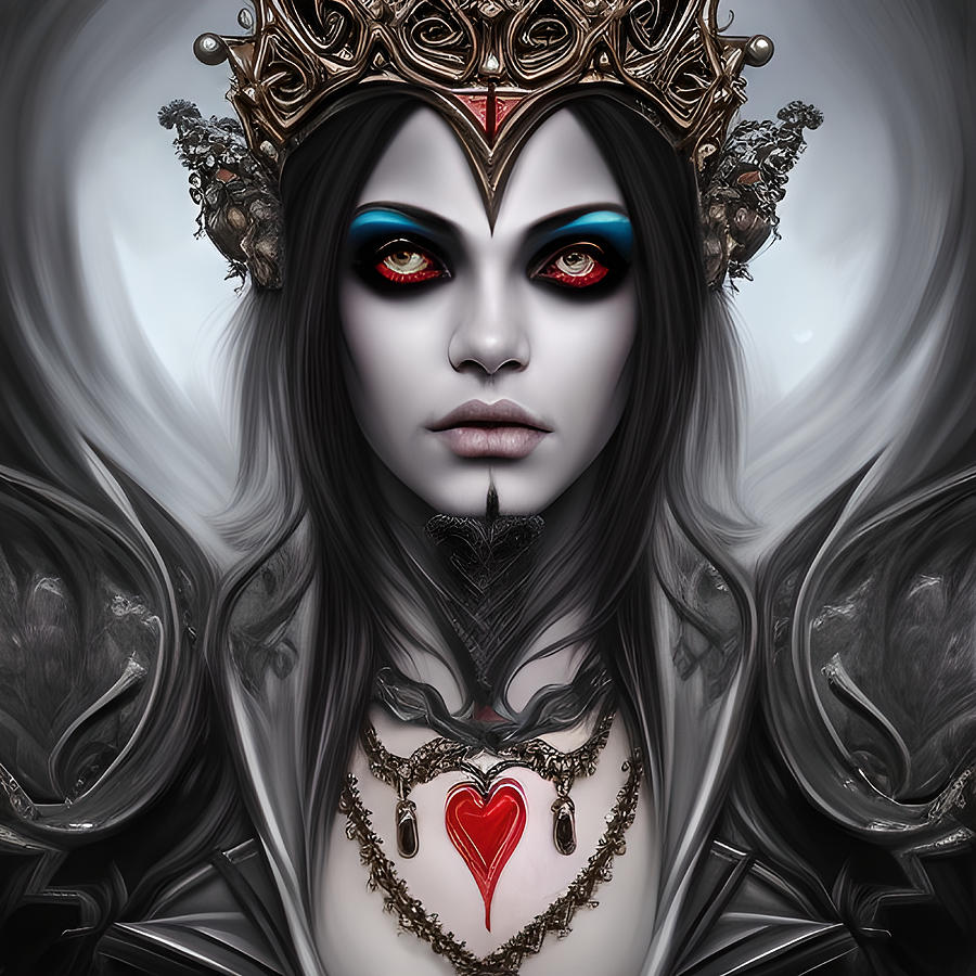 Queen Lavera Royal Highness And Queen Of Hearts Digital Art by Bella ...
